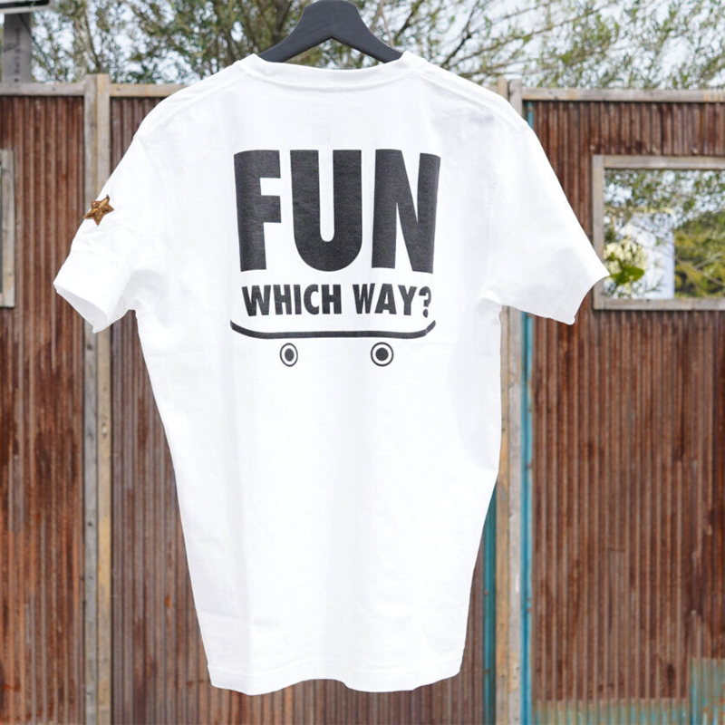 FUN Naughty T-shirt[LAW] 3カラー White×Black Black×White Black×Black 3サイズ M L XL